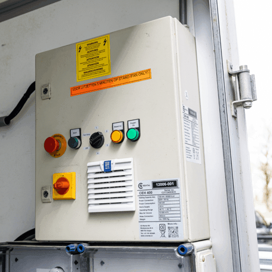 Mobile electric heater CEH 400