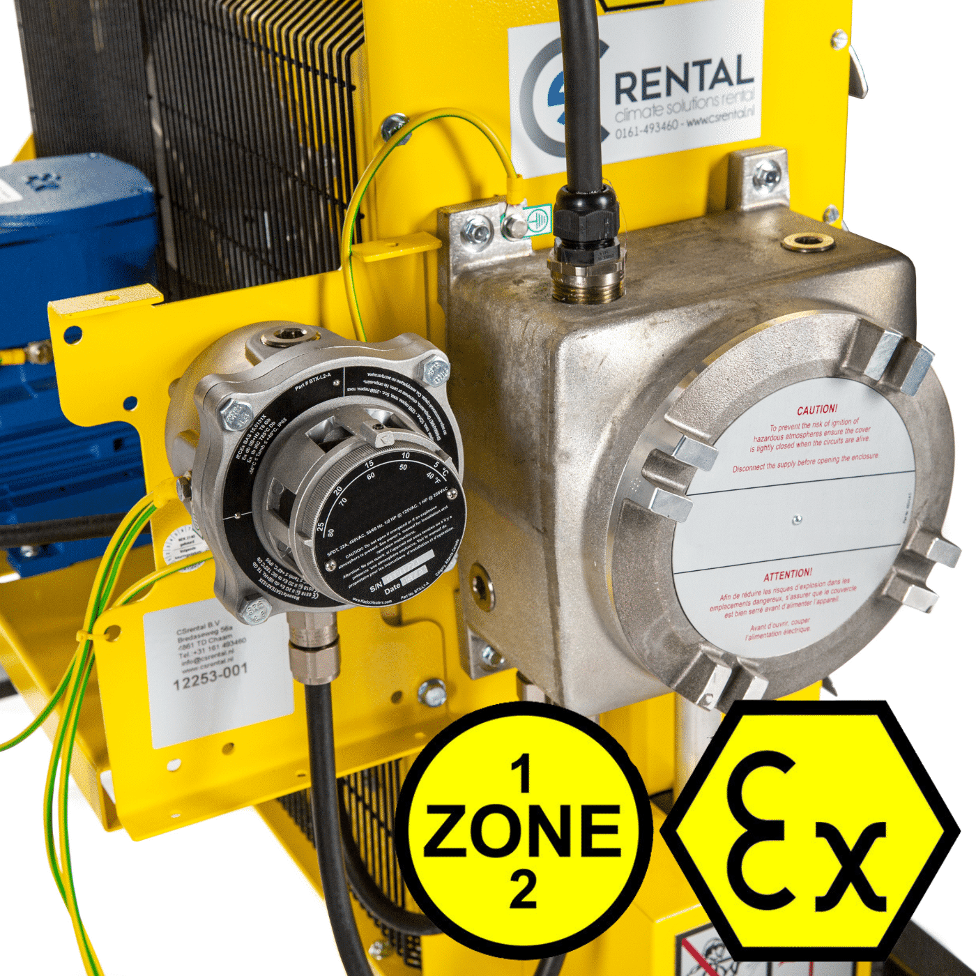 ATEX ventilator kachel TEH-190 - Afbeelding 2