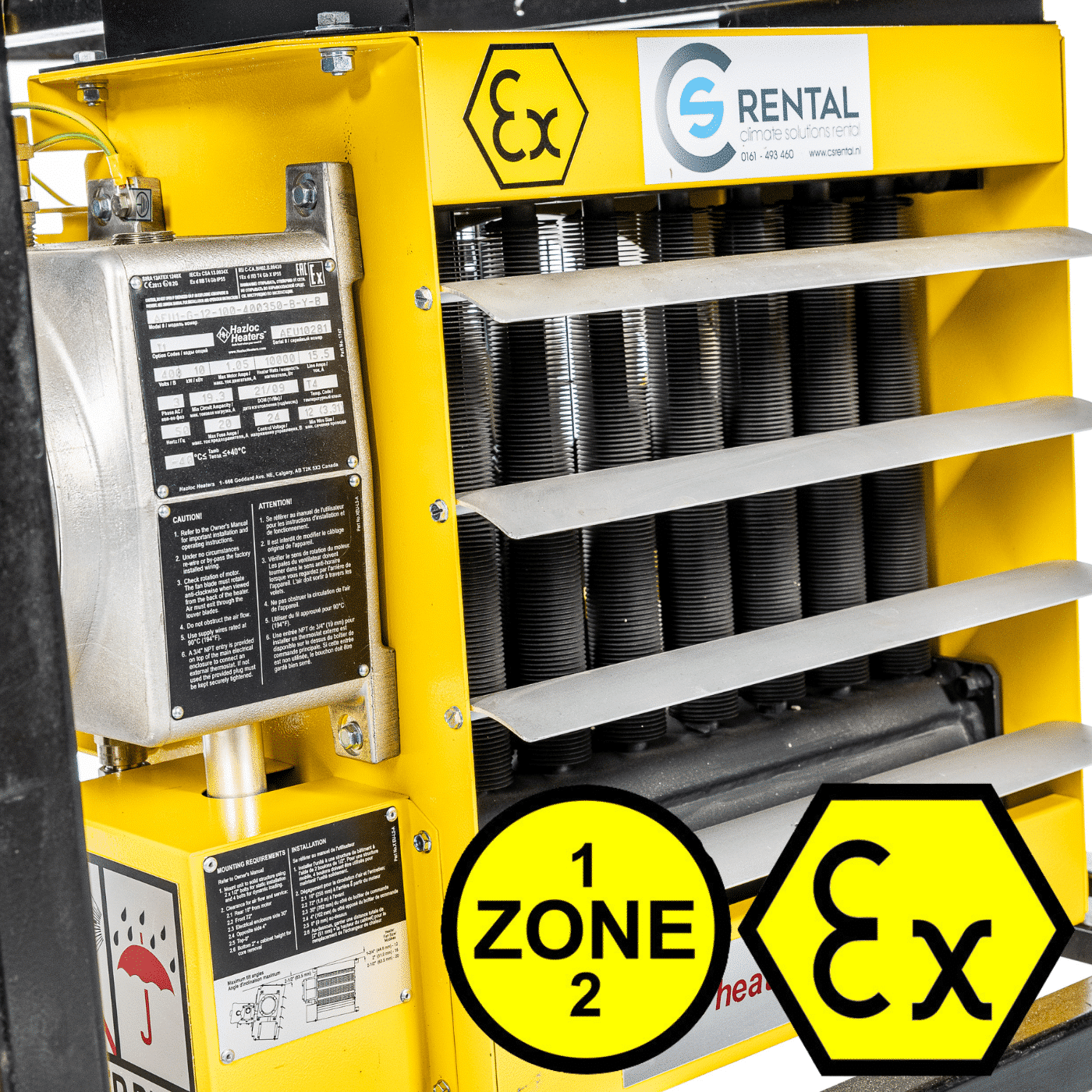 ATEX ventilator kachel TEH-75 - Afbeelding 2